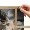 Grijs - Luxe  - Goud - Marmer Light Box met batterij (Wandlamp) middel -USP_websiteprintNL