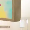 Quote - Lucky - Regenboogkleuren Light Box met batterij (Wandlamp) middel -USP_websiteoplaadbaarNL