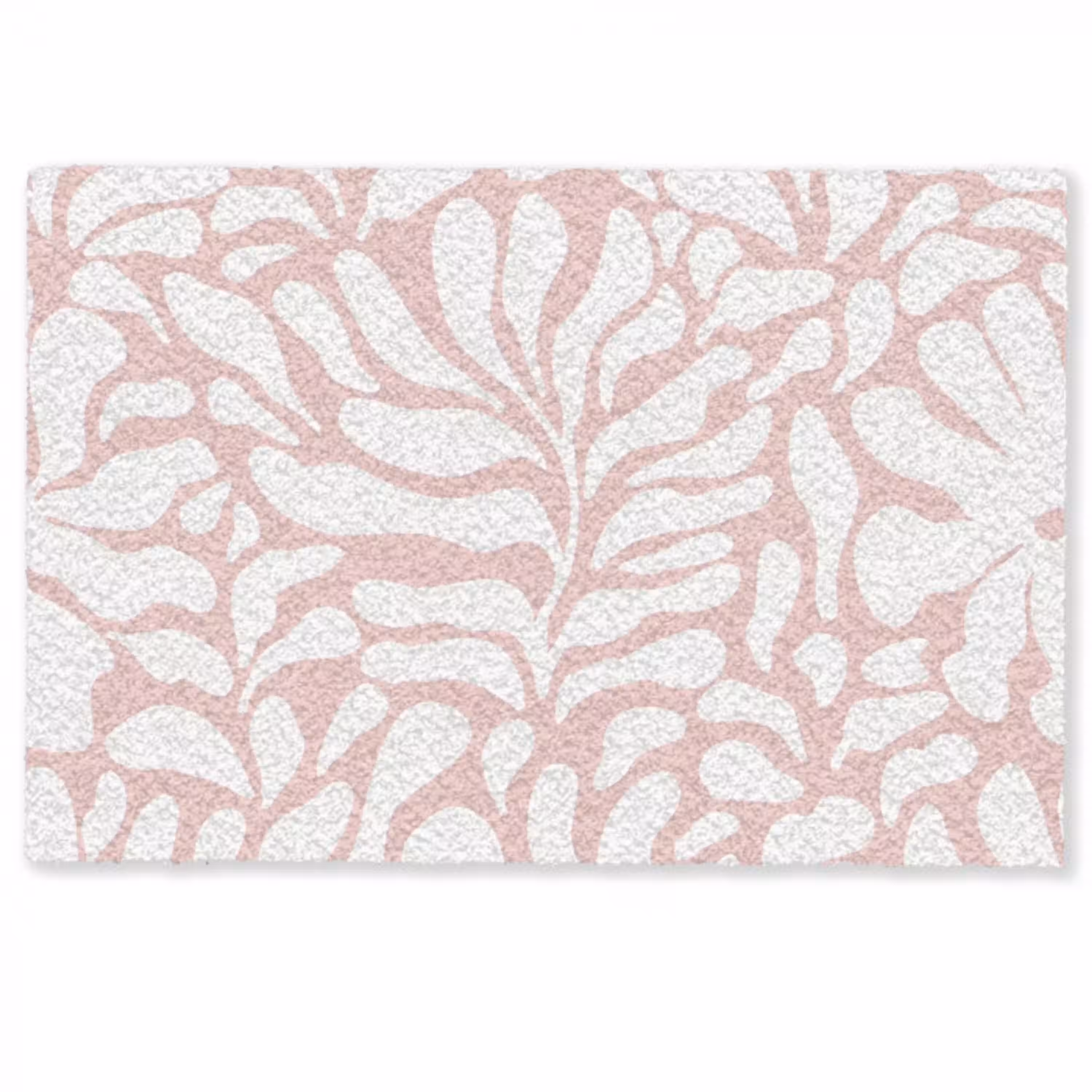 Bloemen - Patroon - Roze - Wit Deurmat klein -zkaufland3d