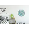 Zeesterren - Golvend water - Rustgevend Wandcirkel aluminium klein -kinderkamer