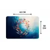 Zee - Vissen - Kleurrijk - Dynamisch Placemat vinyl groot -specs