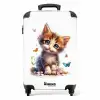Vera vlinderkitten Koffer - NBS - Handbagage middel -productfoto_recht