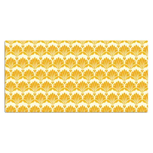 Patroon - Motief - Geel Muismat XXL klein 681 -3d_leeg