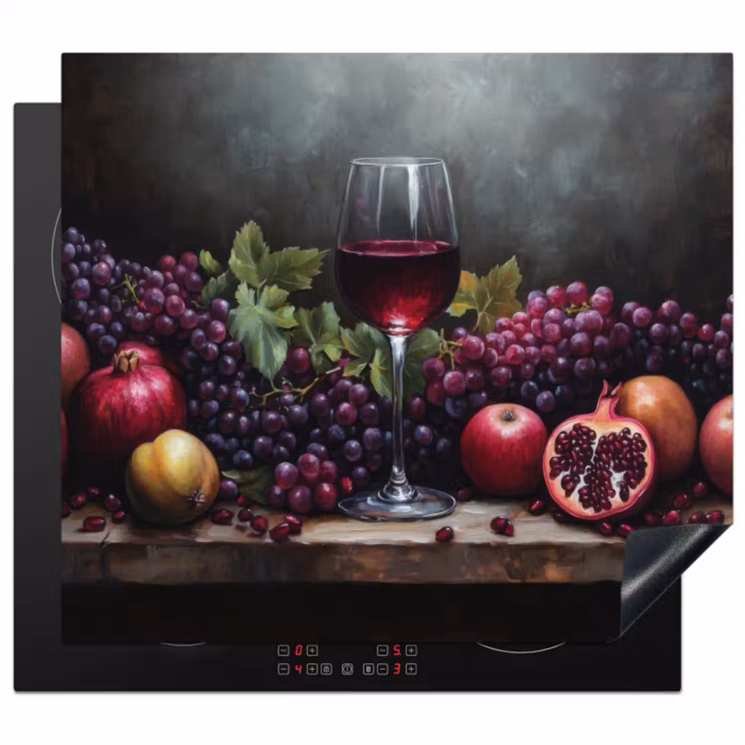 Inductie beschermer - Wijn - Fruit - Stilleven