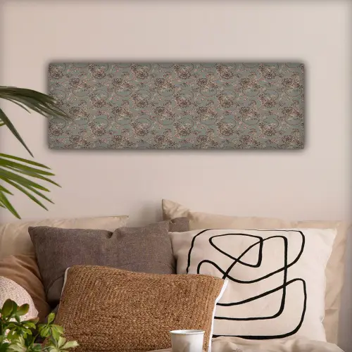 Donker - Bloemen - Sierlijk canvas 2cm klein 828 -sfeer1