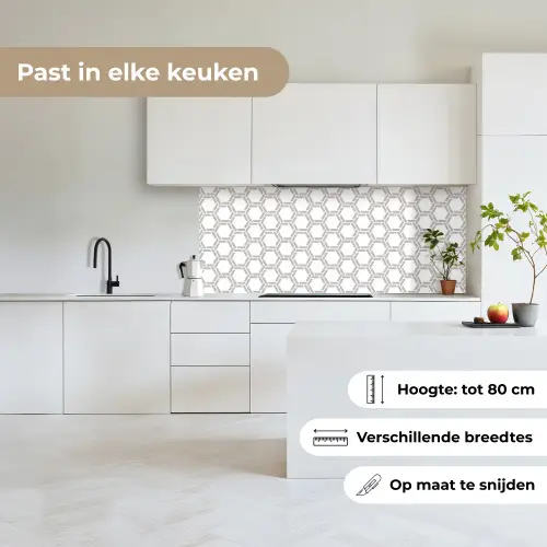 Grafisch - Patroon - Modern keuken achterwand 2 middel 871 -sfeer4_NL