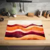 Abstract - Landschap - Golven Inductie beschermer vinyl 3mm klein -sfeer5