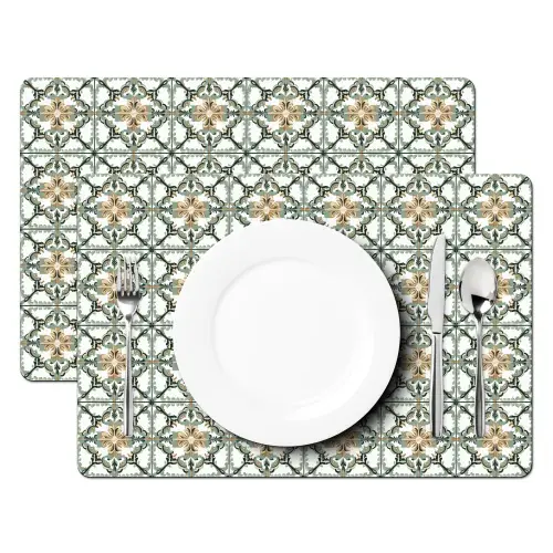 Floraal - Verweerd - Keurrijk Placemat vinyl groot 368 -zzsfeer2_Kitchenyeah-website