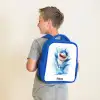 Haai - Tanden - Water Kinderrugzak - Blauw middel -sfeer2