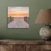 Zonsondergang - Strand - Zand aluminium wit klein -sfeer2