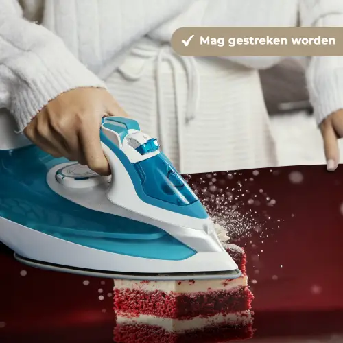 Rode - Velvet - Taart - Eten Wandkleed katoen klein -sfeer9