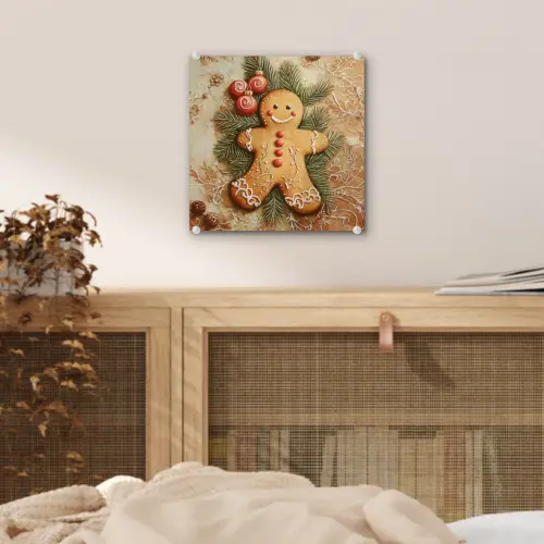 Kerstmis - Koekje - Poppetje - Speculaas plexiglas 5mm klein -sfeer4