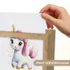 Eenhoorn - Roze - Magie Light Box met kabel (Kinderlampje) klein -USP_websiteprintNL