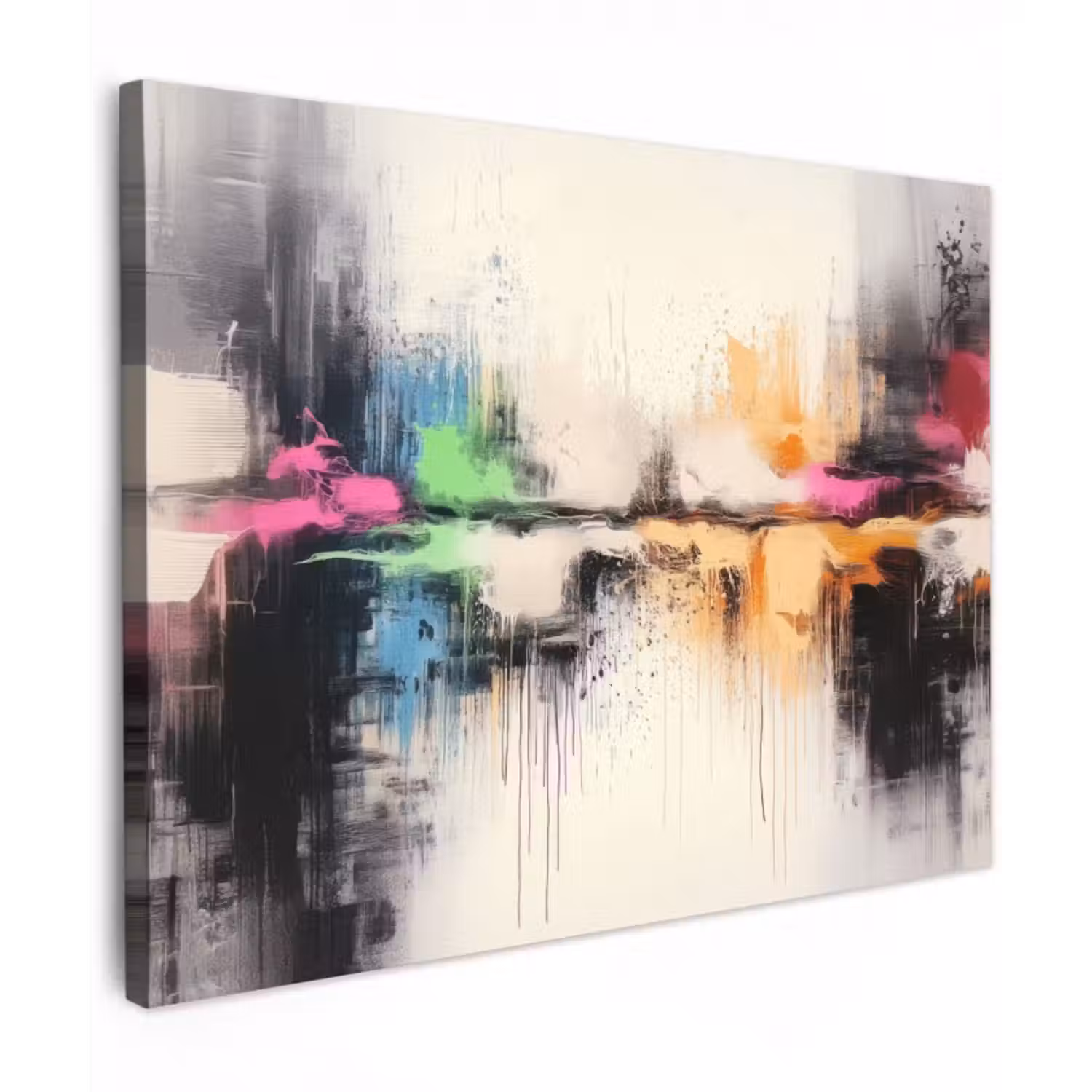 Leinwandbild - Abstrakt - Farbexplosion - Landschaft