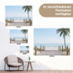 Palmbomen - Pad - Horizon tuinposter los doek klein -Xsfeer9_DE