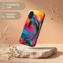 Dolfijn - Kleurrijk - Oceaan - Koraal Toughcase MagSafe Apple iPhone 17 klein -USP_RandenV_DE