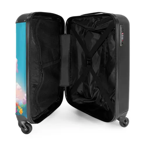 Rosie Regenboog NBS - Handbagage koffer - Kinderen Unisex middel -binnenkant