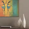 Dansen - Vrouwen - Verfstructuur PET vilt klein -sfeer6_closeup