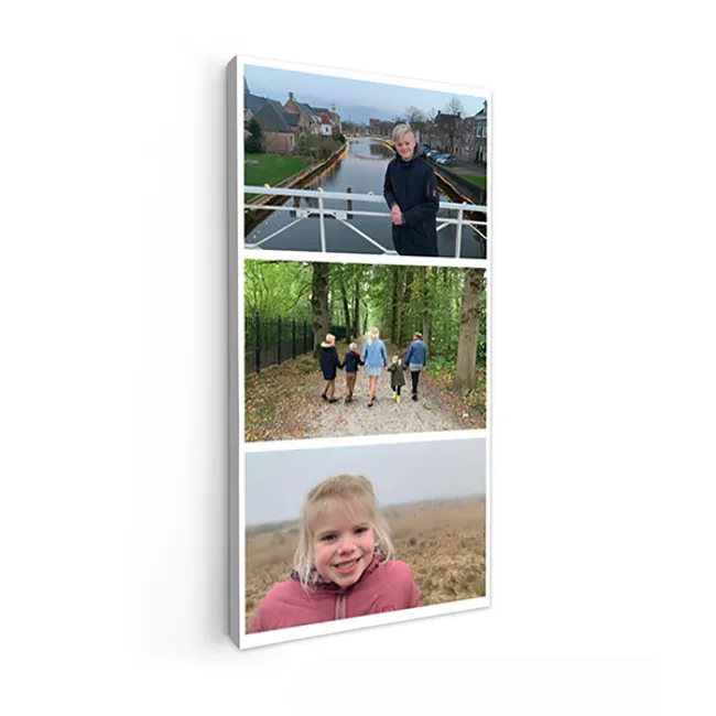 Canvas Collage - Portrait - 3 Photos