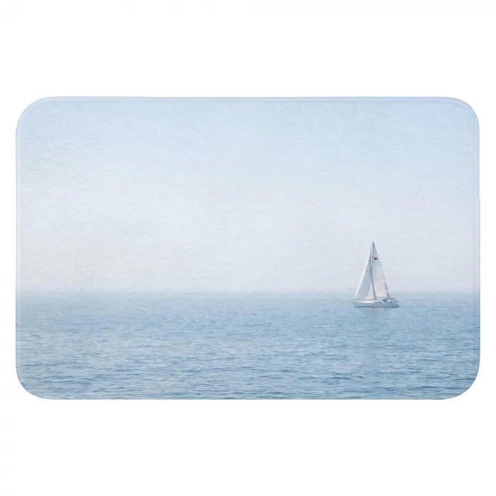 Horizon - Zeilboot - Zee Badmat klein -3d