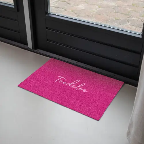 Toedeloe - Roze Deurmat klein -sfeer2