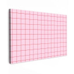 Raster - Patroon - Roze Tuinposter op houten frame 2 cm dik klein 845 -3d