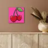 Kers - Roze - Fruit aluminium wit klein -sfeer4