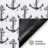 Oceaan - Anker - Blauw - Wit Deurmat klein 898 -antislip_NL