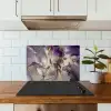 Goud - Paars - Marmer keuken achterwand spatscherm klein -sfeer2