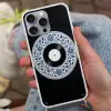 Vinyl - LP - Delfts Blauw - Muziek Hoesje iPhone 16 Pro Max met koord klein -sfeer3