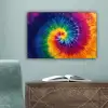 Regenboogkleuren - Spiraal - Kleurrijk canvas 2cm klein -sfeer4