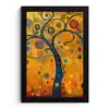Abstract - Boom - Levensboom - Modern fotolijst zwart zonder passe partout klein -3d