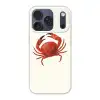 Krab - Felrood - Poten Telefoonhoesje iPhone 17 Pro klein -3d