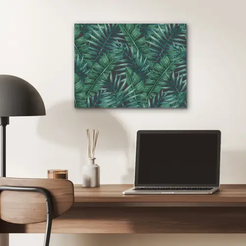 Jungle - Bladeren - Tropical PET vilt klein -sfeer5