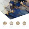 Marmer - Blauw - Goud poster papier klein -closeup_NL
