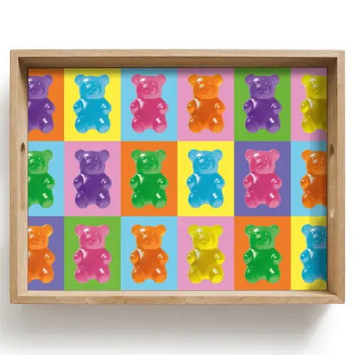 Art- Snoep - Kleurrijk Dienblad Rechthoek middel -z3d_shopping