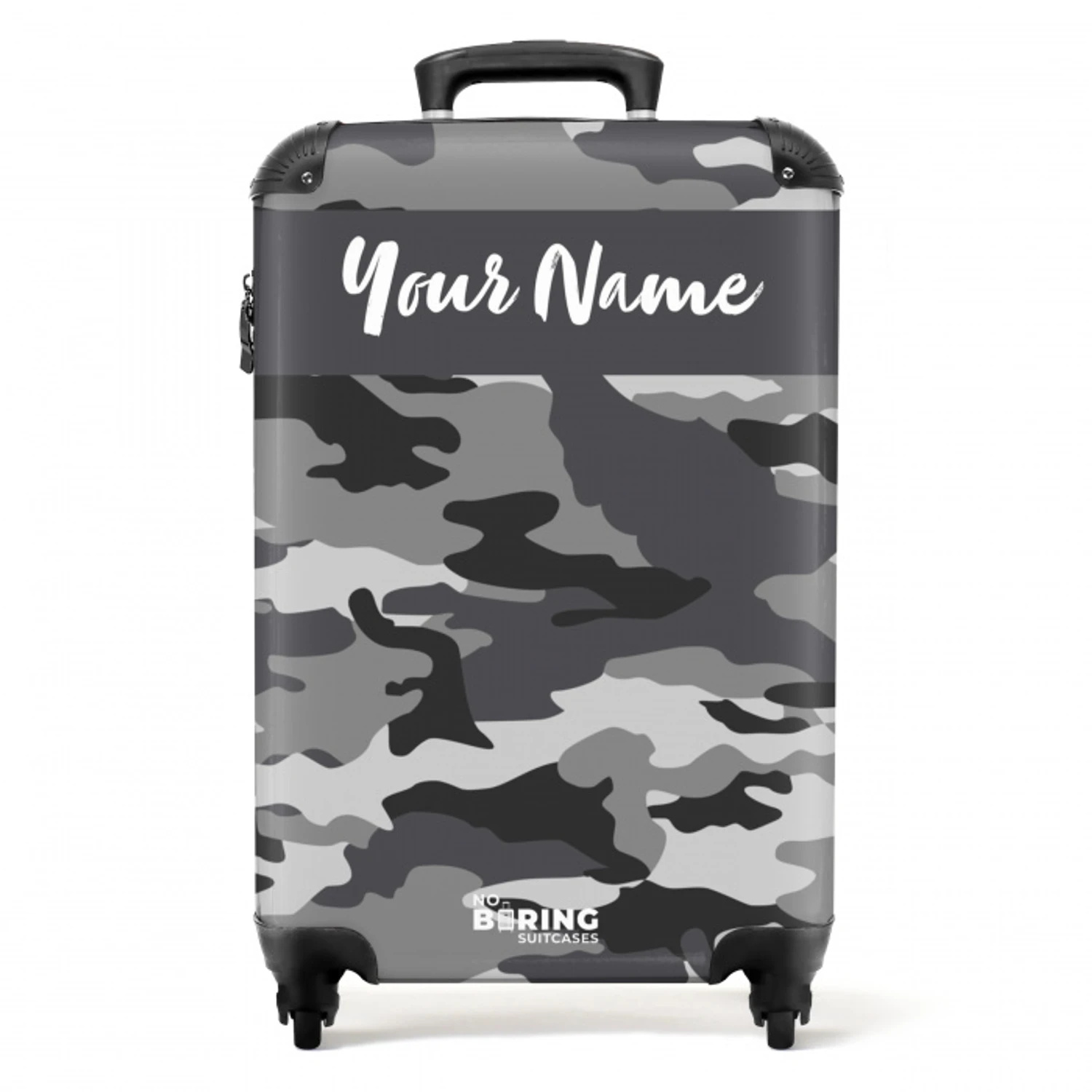 Camogrijs NBS - Handbagage koffer - Kinderen Unisex middel -productfoto_recht