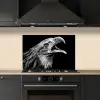 Adelaar - Portret - Roofvogels - Zwart - Wit - Vogel keuken achterwand spatscherm klein -sfeer1