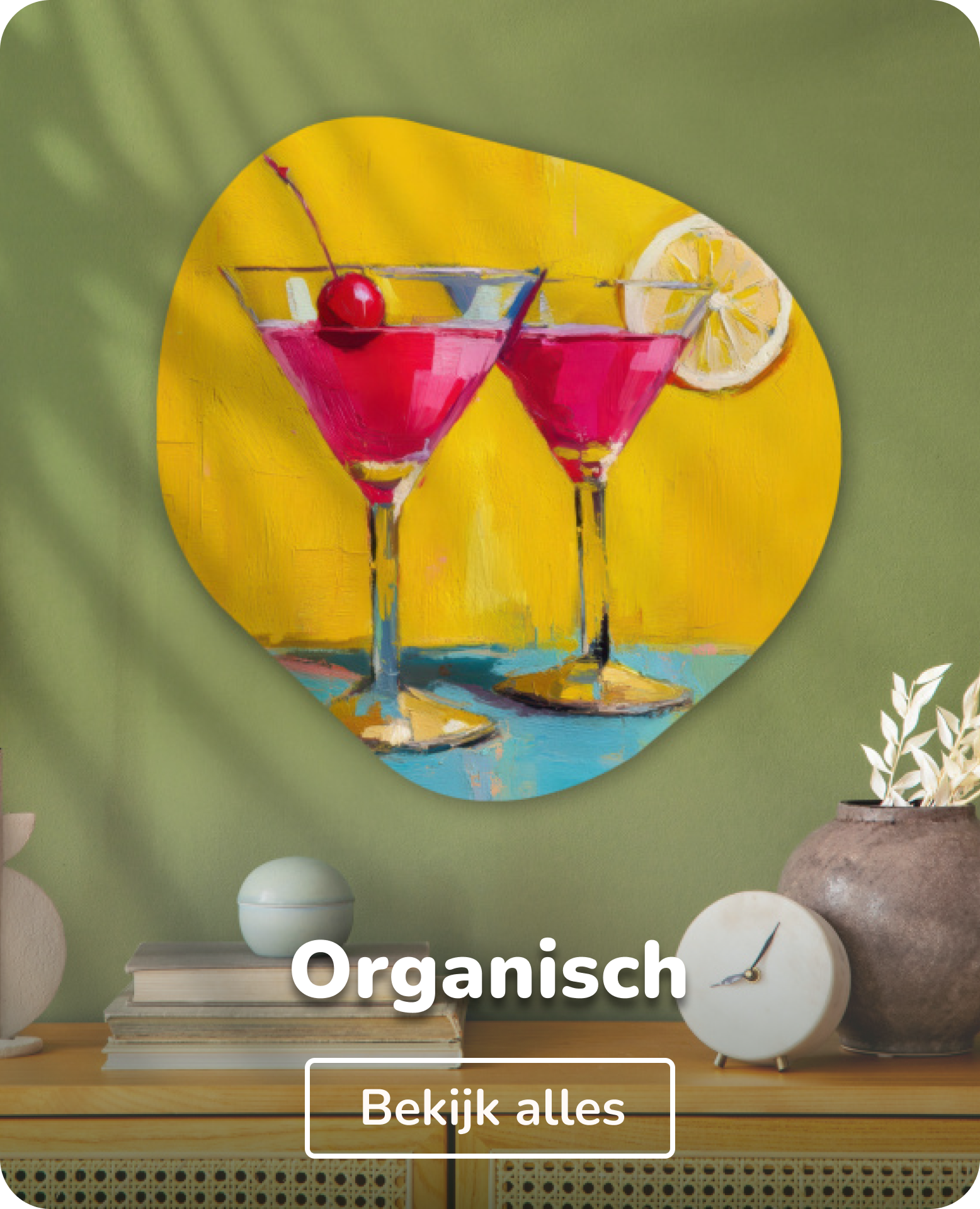 Aluminium schilderijen organisch