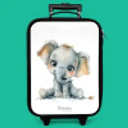 Baby olifant Kinderkoffer - Zwart klein -zzz_website3d_nbs