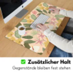 Patroon - Bloemen - Kleurrijk Muismat XXL klein -ysfeer3_duits