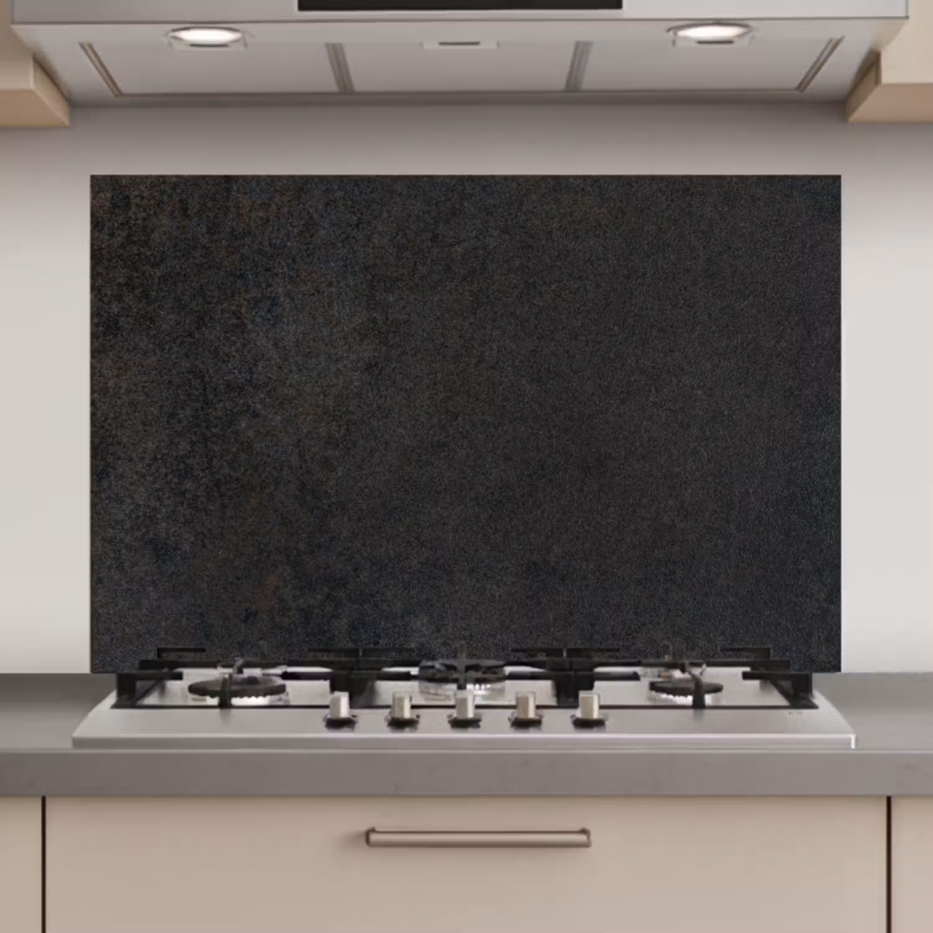 Industrieel - Beton - Grijs - Structuren - Retro keuken achterwand spatscherm klein -3d_website