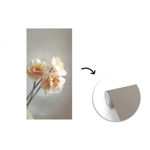 Narcissen - Geel - Bloemblaadjes fotobehang vinyl groot -3d