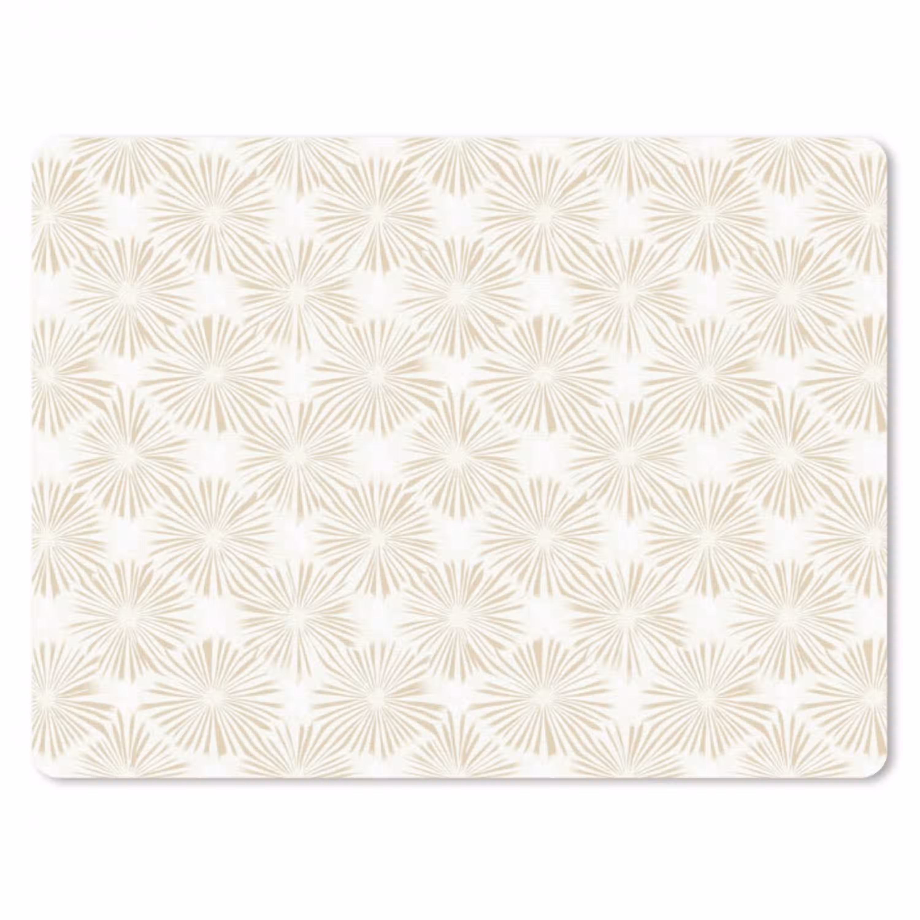 Abstract - Motief - Beige muismat rubber klein 262 -3d
