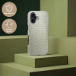 Krokodillenleer - Schubben - Groen Toughcase MagSafe Apple iPhone 17 klein -USP_PrintM_NL