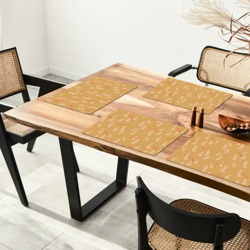 Zee - Dieren - Geel - Algen Placemat vinyl groot 368 -zzsfeer4_Kitchenyeah-website