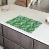 Tropisch - Palmbladeren - Groen Inductie beschermer vinyl 3mm klein 276 -sfeer8