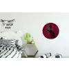 Hengst - Steigert - Rood Wandcirkel aluminium klein -kinderkamer
