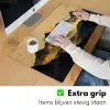 Gouden Bergen bij Maanlicht Muismat XXL klein -sfeer3