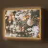 Kerst - Kerstboom - Winter - Binnen - Sneeuw Light Box met batterij (Wandlamp) middel -z3d_website
